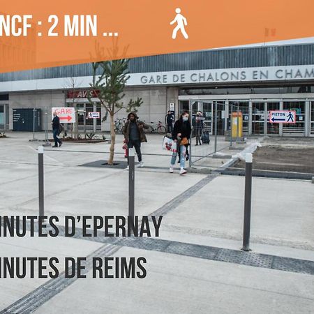 Promenade D'Automne: Cozy Stay with Netflix, Wi-Fi & Free Parking Chalons-en-Champagne Exterior photo