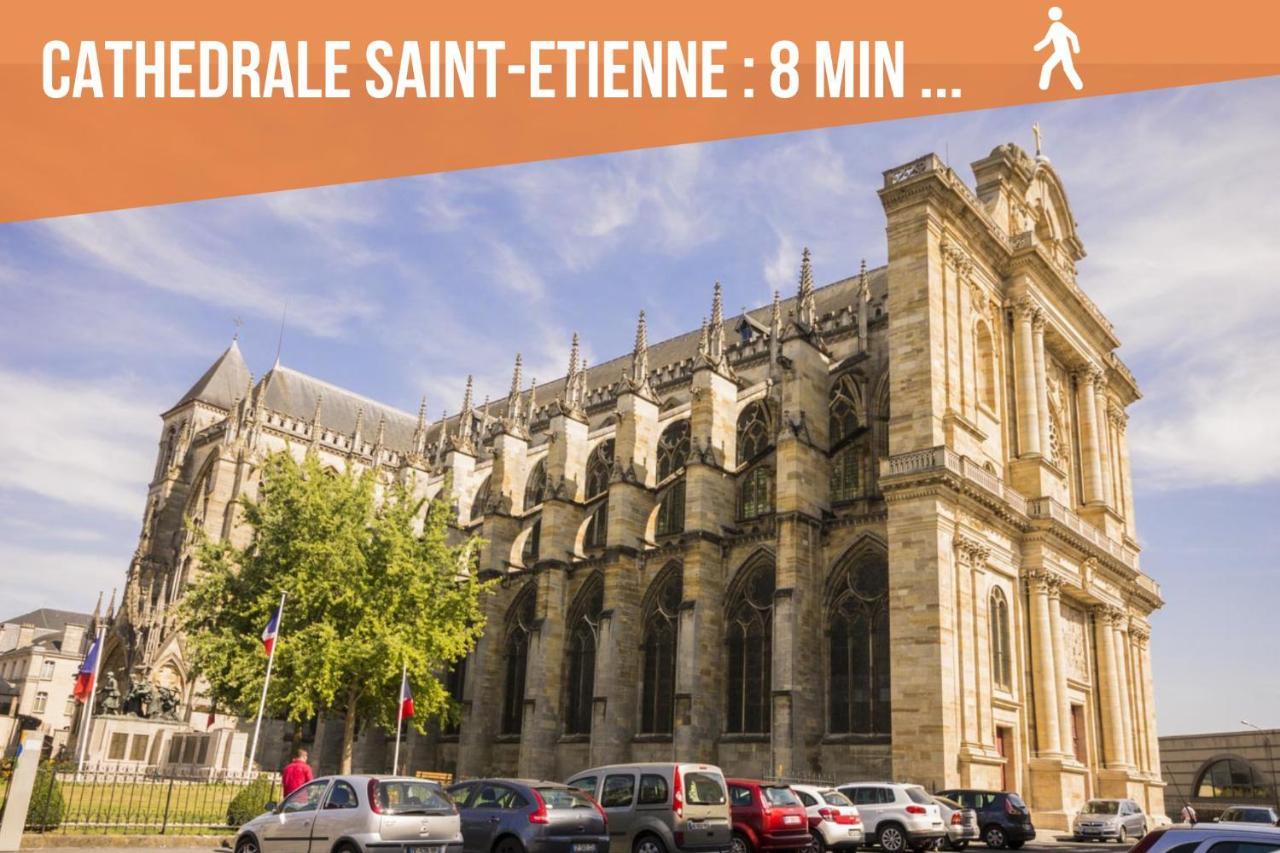 Promenade D'Automne: Cozy Stay with Netflix, Wi-Fi & Free Parking Chalons-en-Champagne Exterior photo