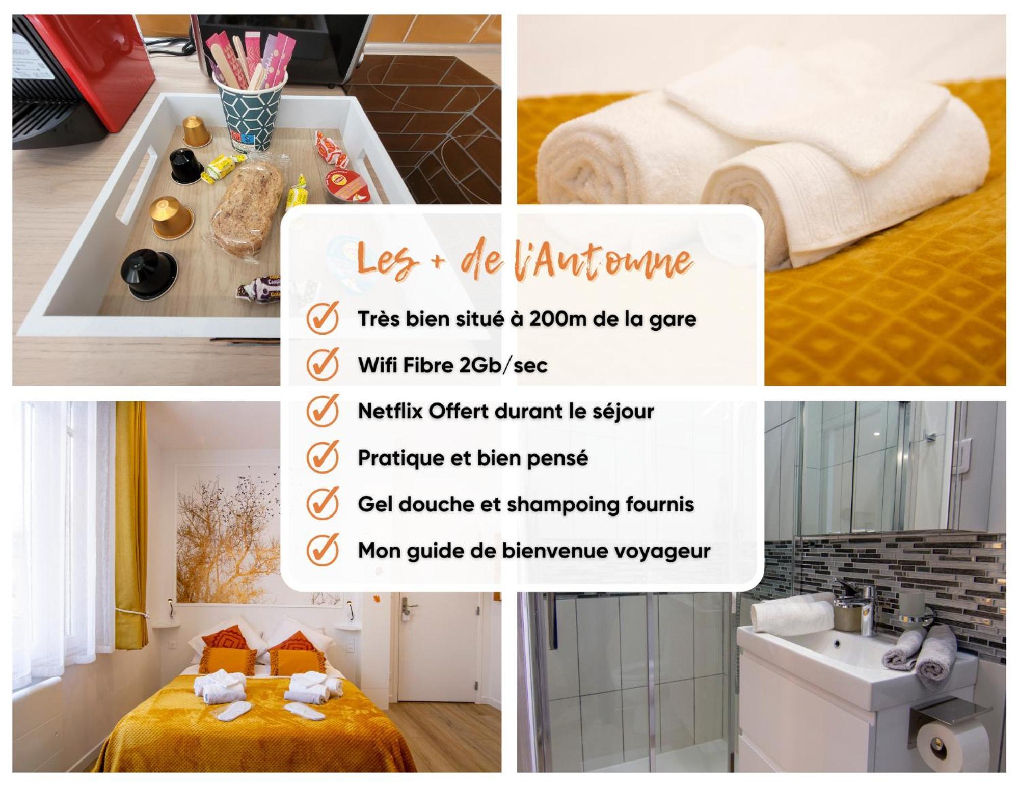 Promenade D'Automne: Cozy Stay with Netflix, Wi-Fi & Free Parking Chalons-en-Champagne Exterior photo